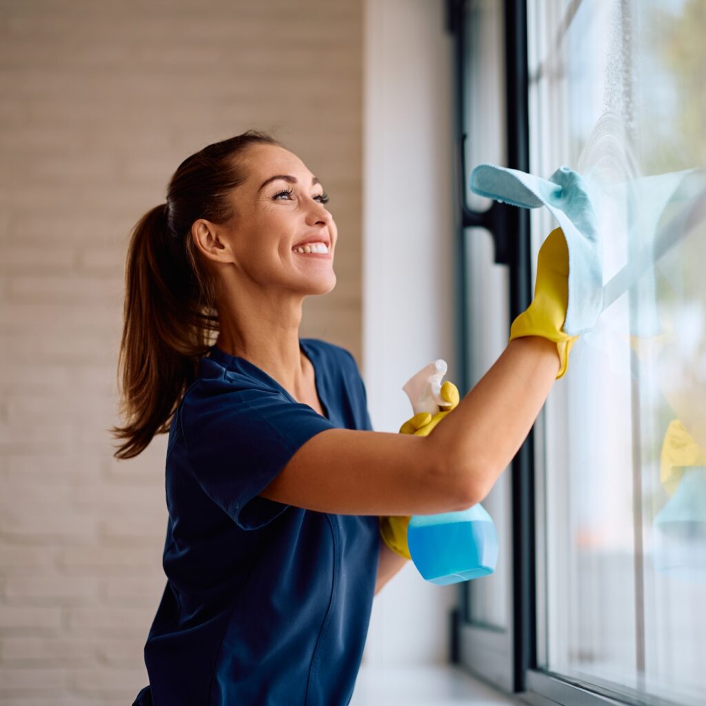 Cleaning windows like a pro!